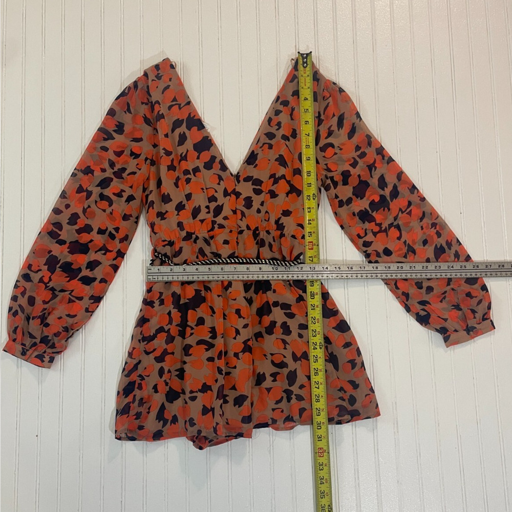 A'GACI Sexy Women's VNeck MULTICOLOR Printing Jumpsuits Short Romper Playsuits L - Picture 5 of 9